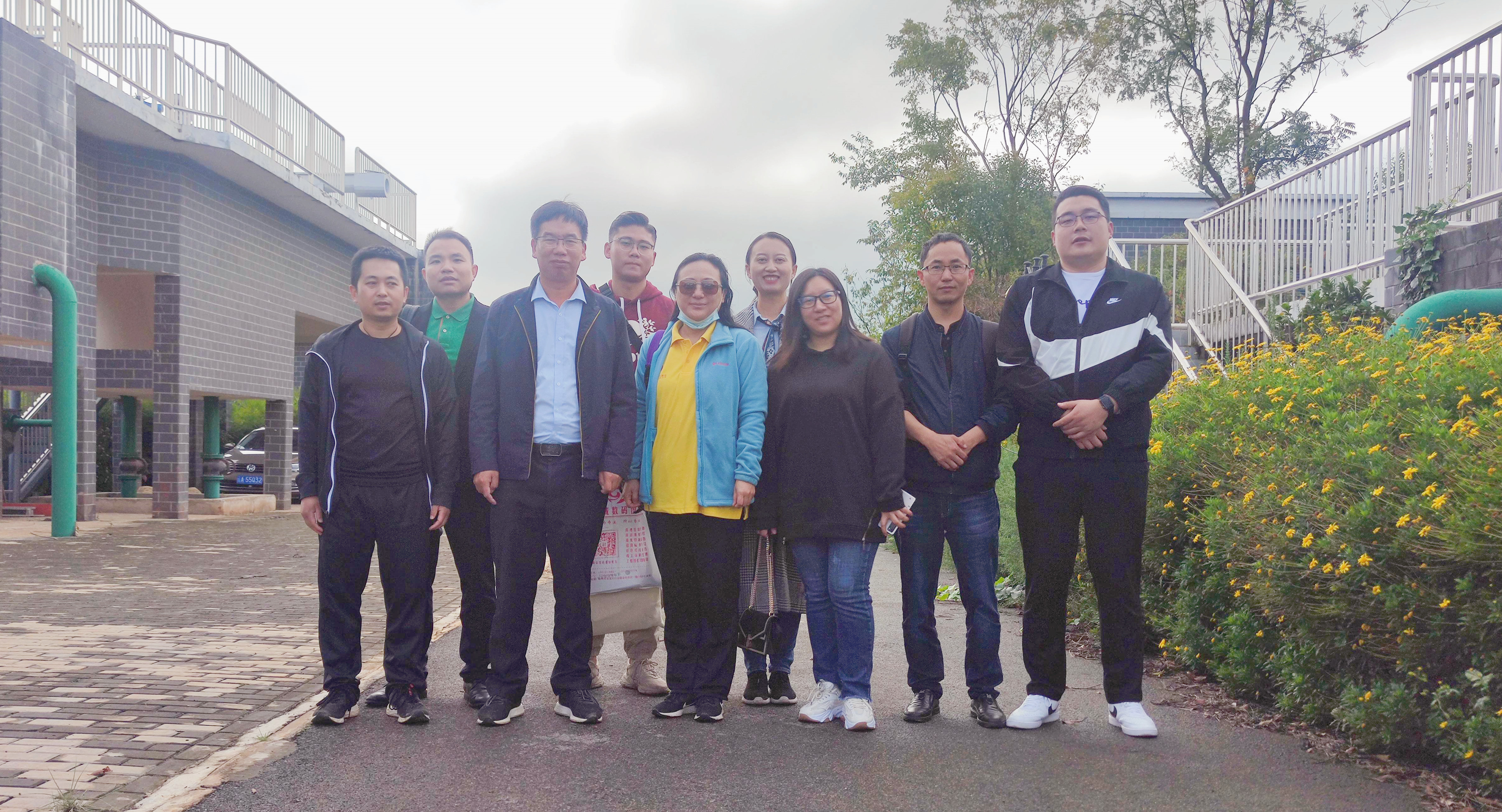 【项目考察】昆明理工大学环境科学与工程学院2021级工程博士班到公司承建项目现场教学考察